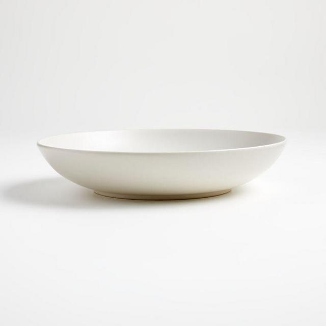 Craft 10" Stone Blue Low Bowls, Set of 8