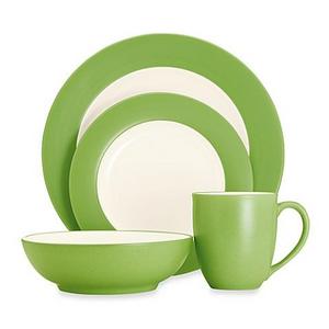 Noritake® Colorwave Rim 4-Piece Place Setting in Apple