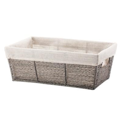 Twisted Paper Rope Media Basket Gray - Threshold™