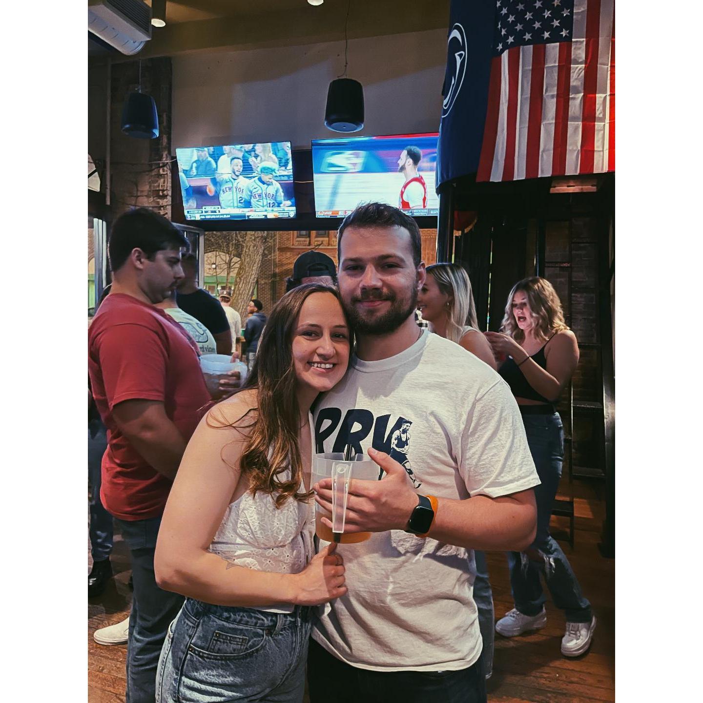 Bill Pickles Tap Room! (where we met)