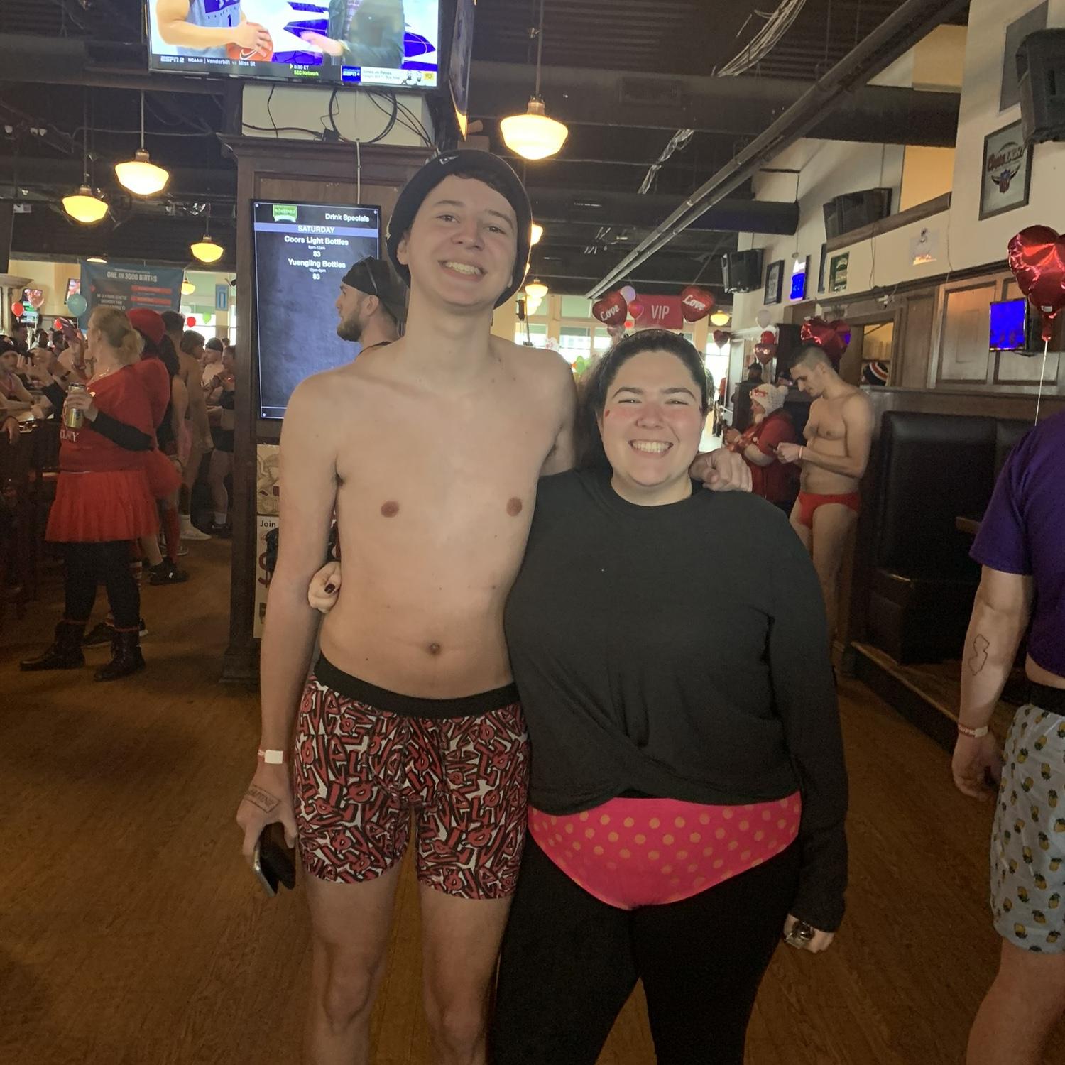 Our last hurrah before Covid - the undie run in February 2020