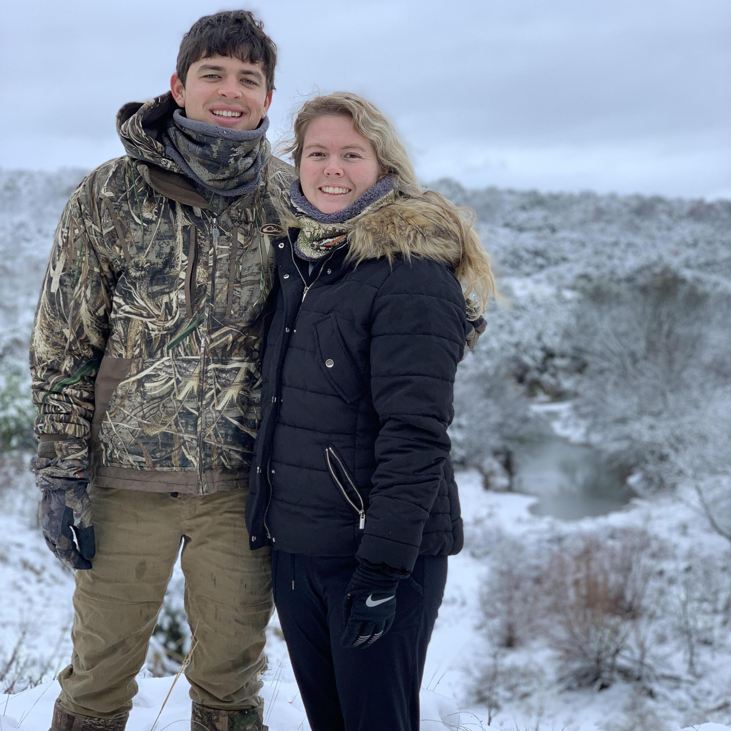 Starting off the 2021 New Year with snow. A special moment for one of the best years to come 😉
