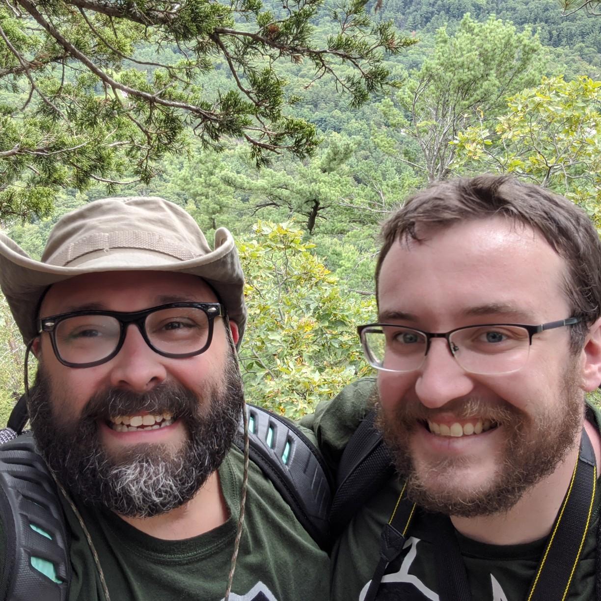 Adventures continue as we climb bluffs in Devils Lake State Park
