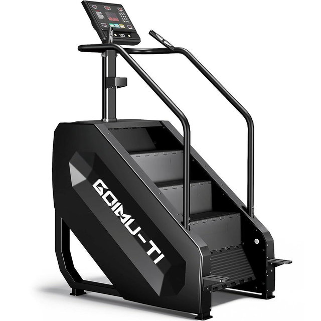 Goimu T1 Stair Stepper Machine, 550Lbs Commercial Grade Stair Climber for Home with 15 Resistance Level and LED Screen, Stepmill Exercise Machine for Full Body Workouts, 24-164 Steps/Min