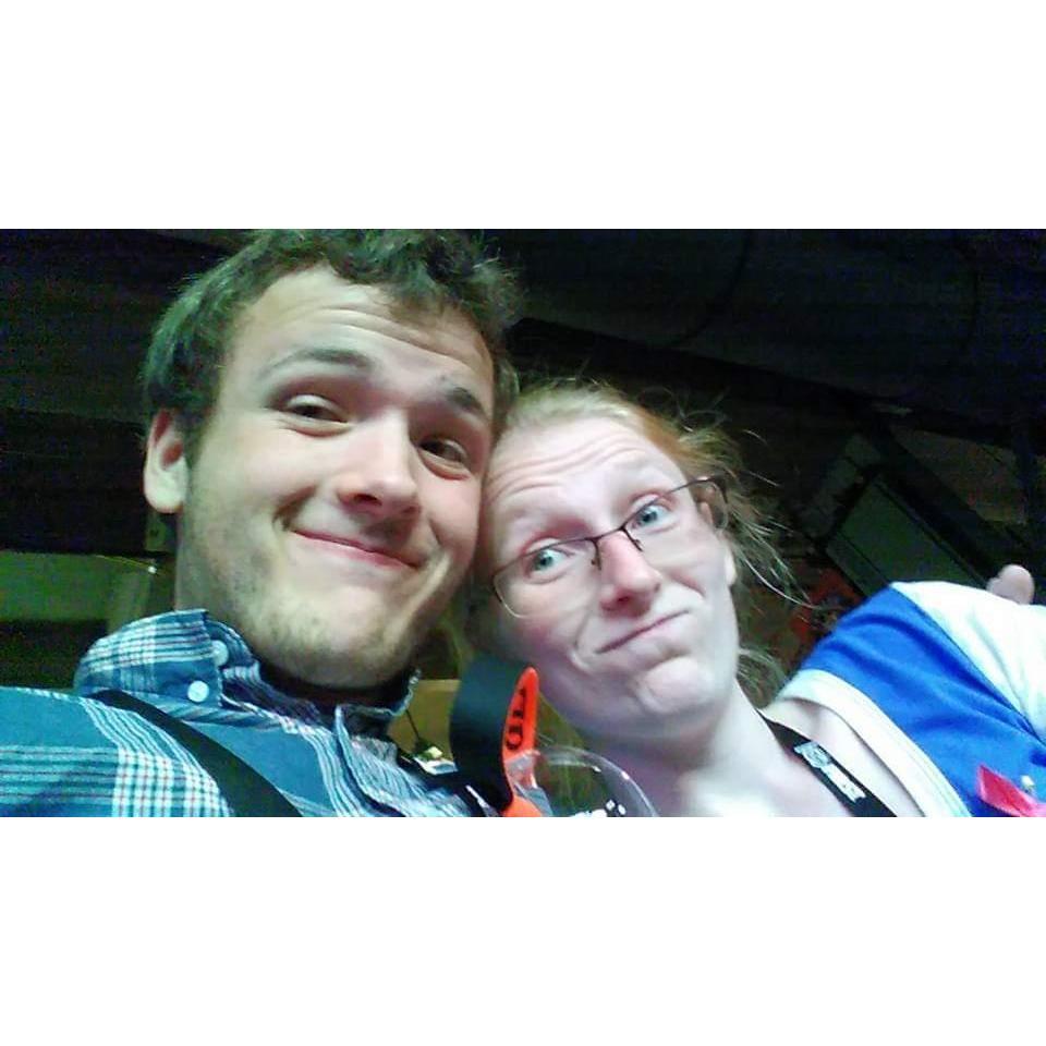 World FIRST (robotics) tournament was a great time. she let me drag her along to all the science displays XD in all fairness I let her drag me around getting all the buttons and free stuff.