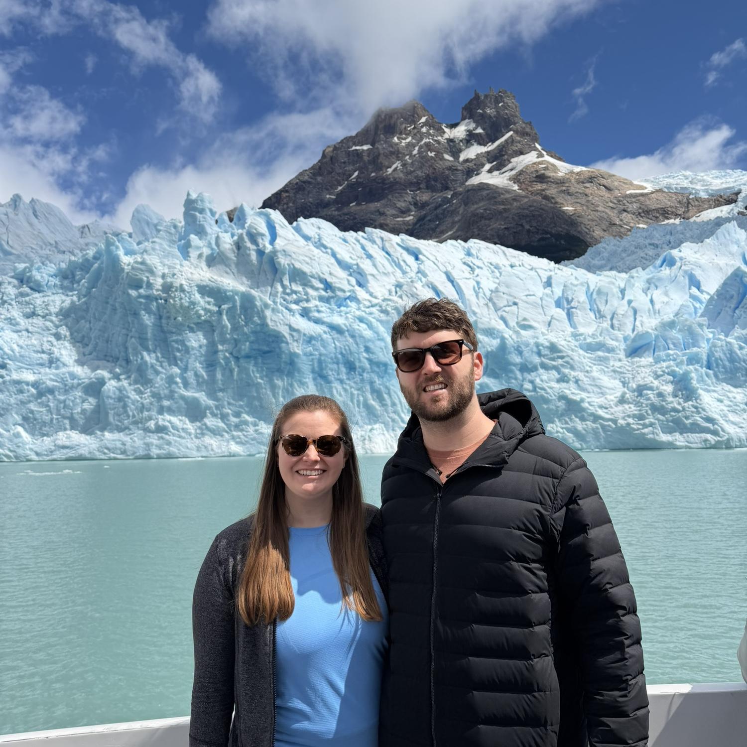 Glacier in Patagonia Argentina, January 2026