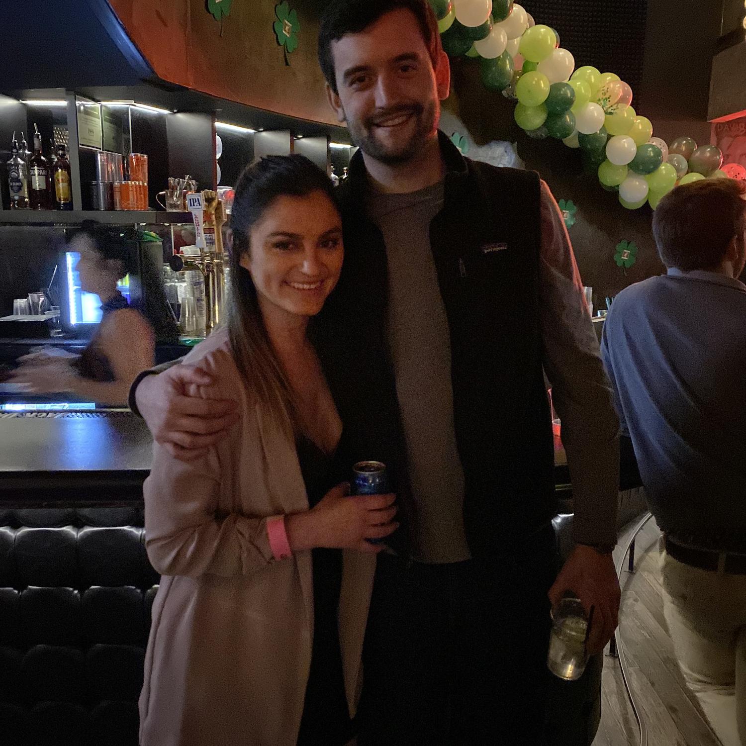My first birthday together, shout out to 80 Proof’s all you can drink.