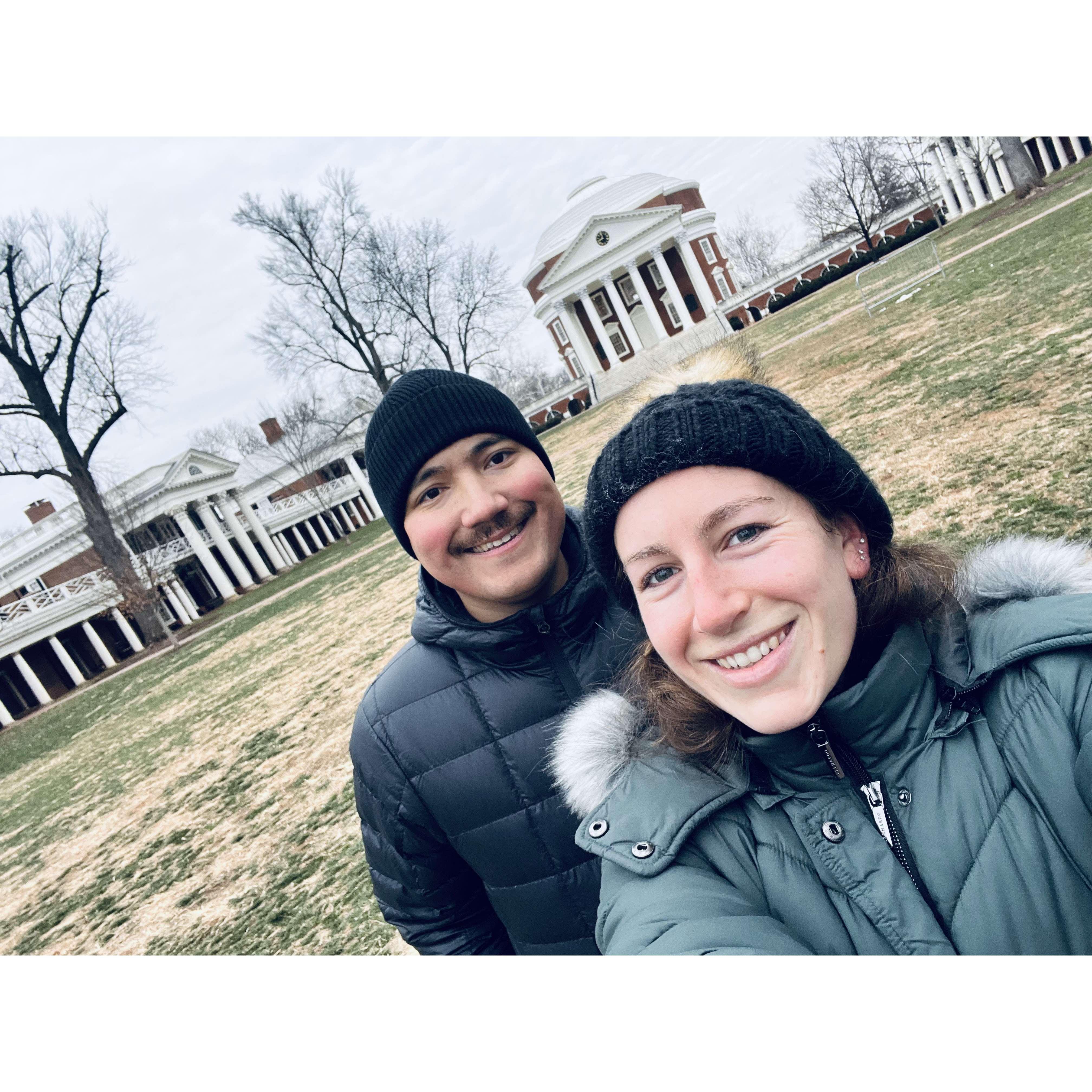 A weekend trip down to Charlottesville; January 2022