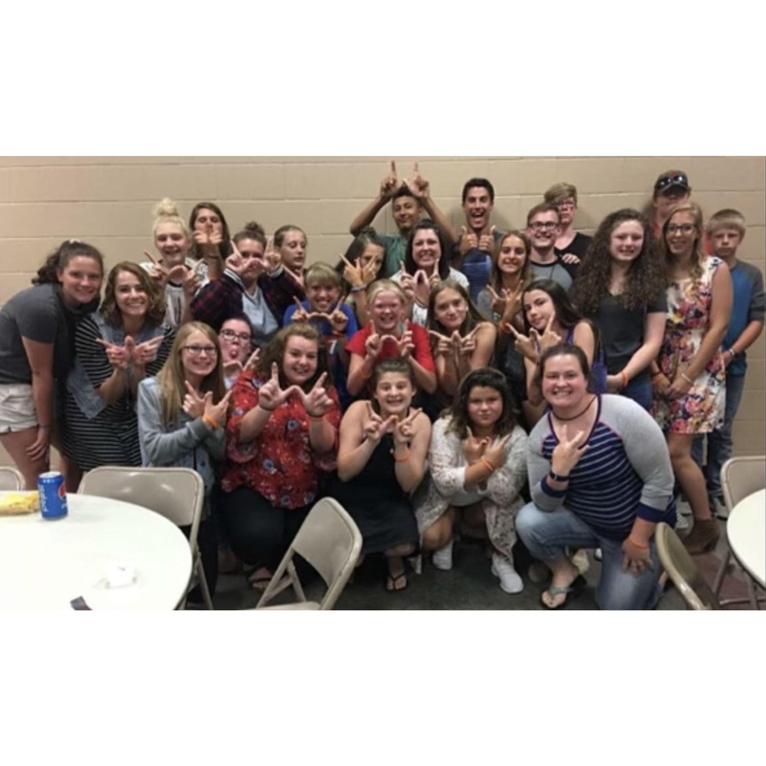 Our first picture together in 2017. Can you find us?