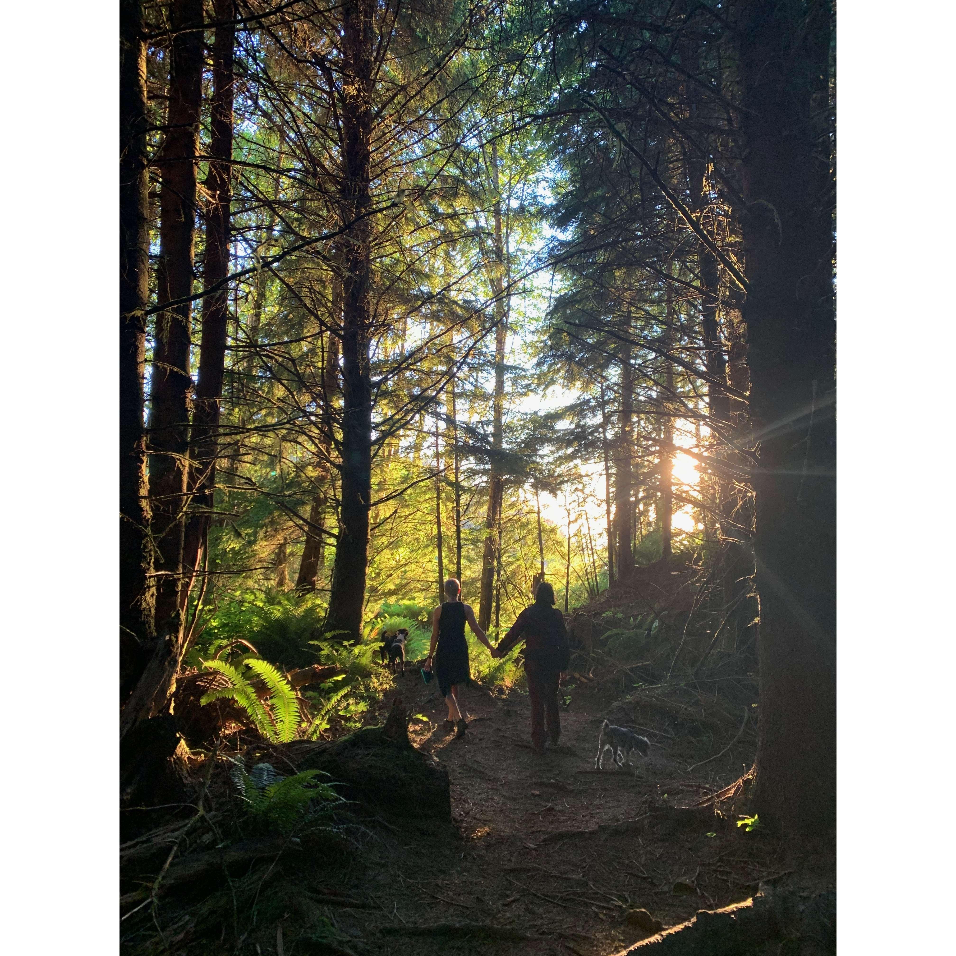 Village of moss people