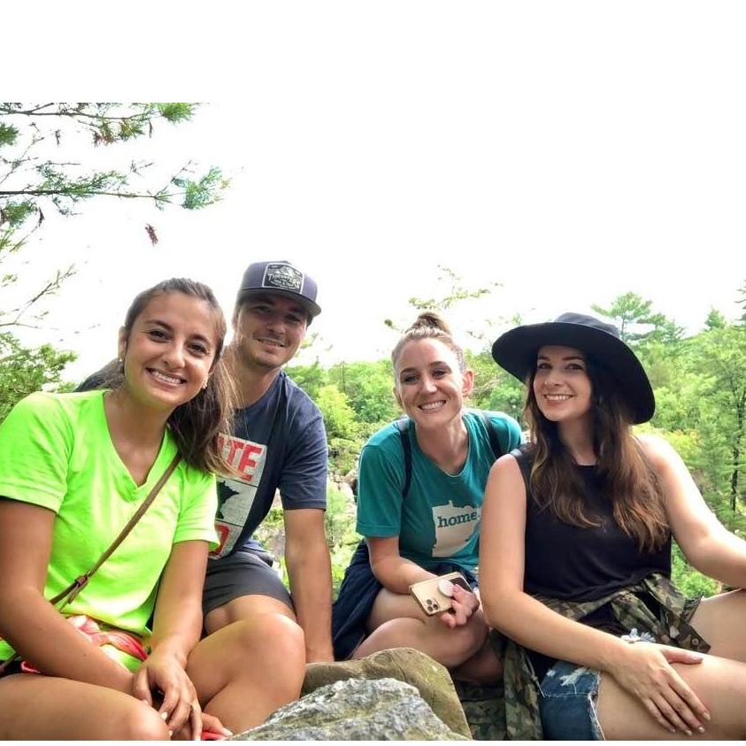Hiking in Taylor's Falls with Dani and Katie!