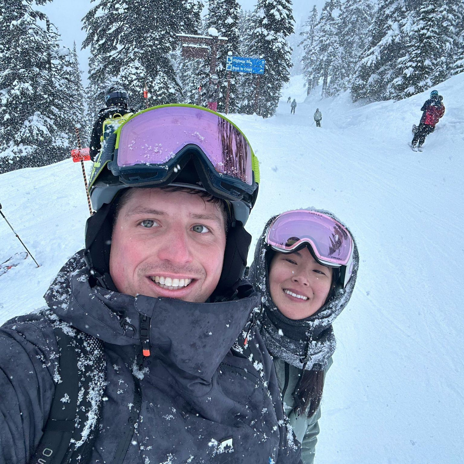 Our first ski trip together in Whistler, Canada.