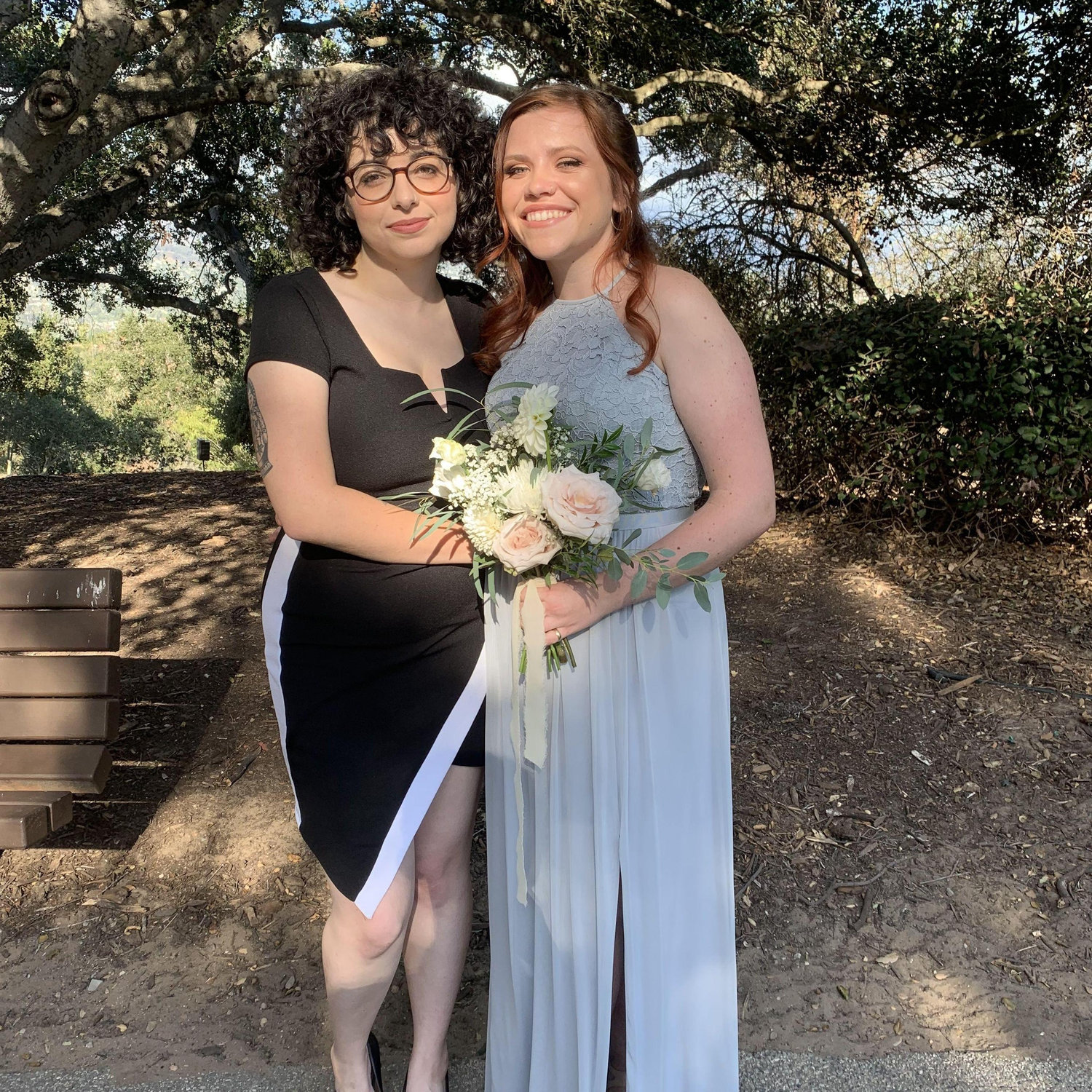 All dressed up for Keaton and Korey's wedding.
