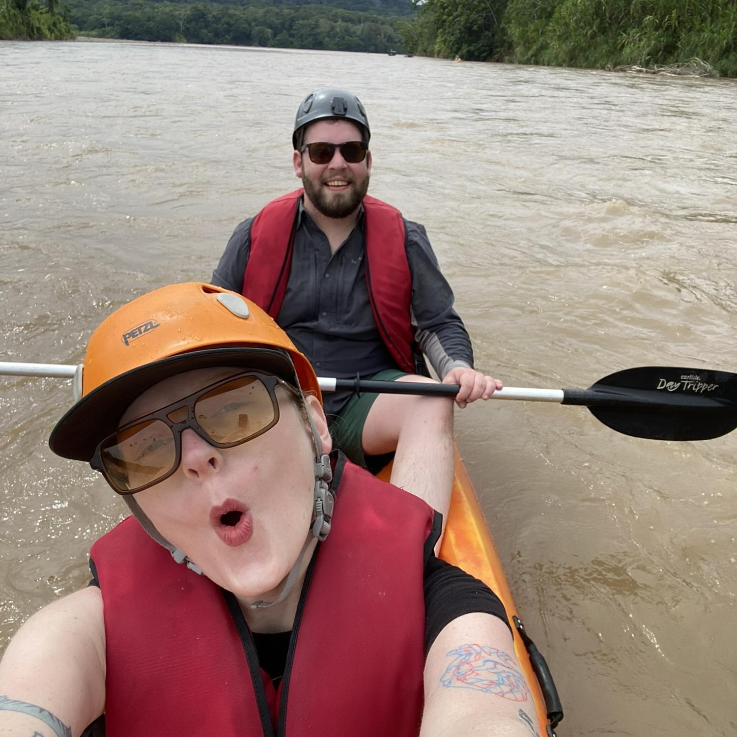 canoeing the rio napo in ecuador with phillips family 🍻🛶