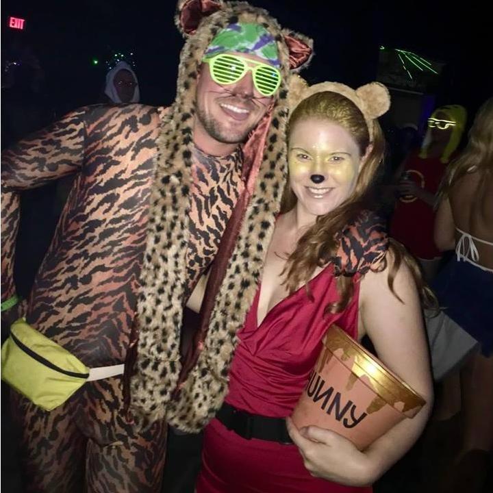 Winnie the Pooh and Psychedelic Tigger, too! Mardi Gras 2019