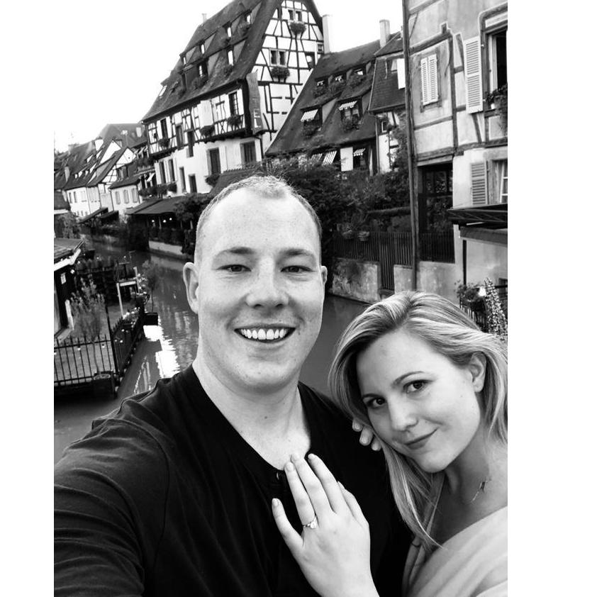 He asked, and I screamed "Yes!" 

- Photo taken at La Petite Venise, Colmar, France on our European turned engagement vacation