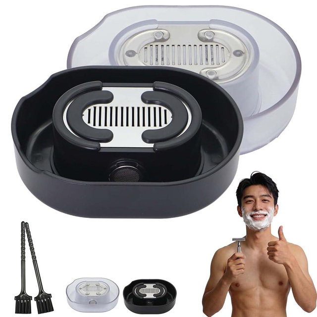 Razor Rinser 2.0, The Clean Shave Razor Rinser, Portable Manual Razor Cleaner, Fits Most Manual Shavers, Fast Rinse, Keep Sink Clean and Clog-Free, Making Shaving Easier and Cleaner (Mix)
