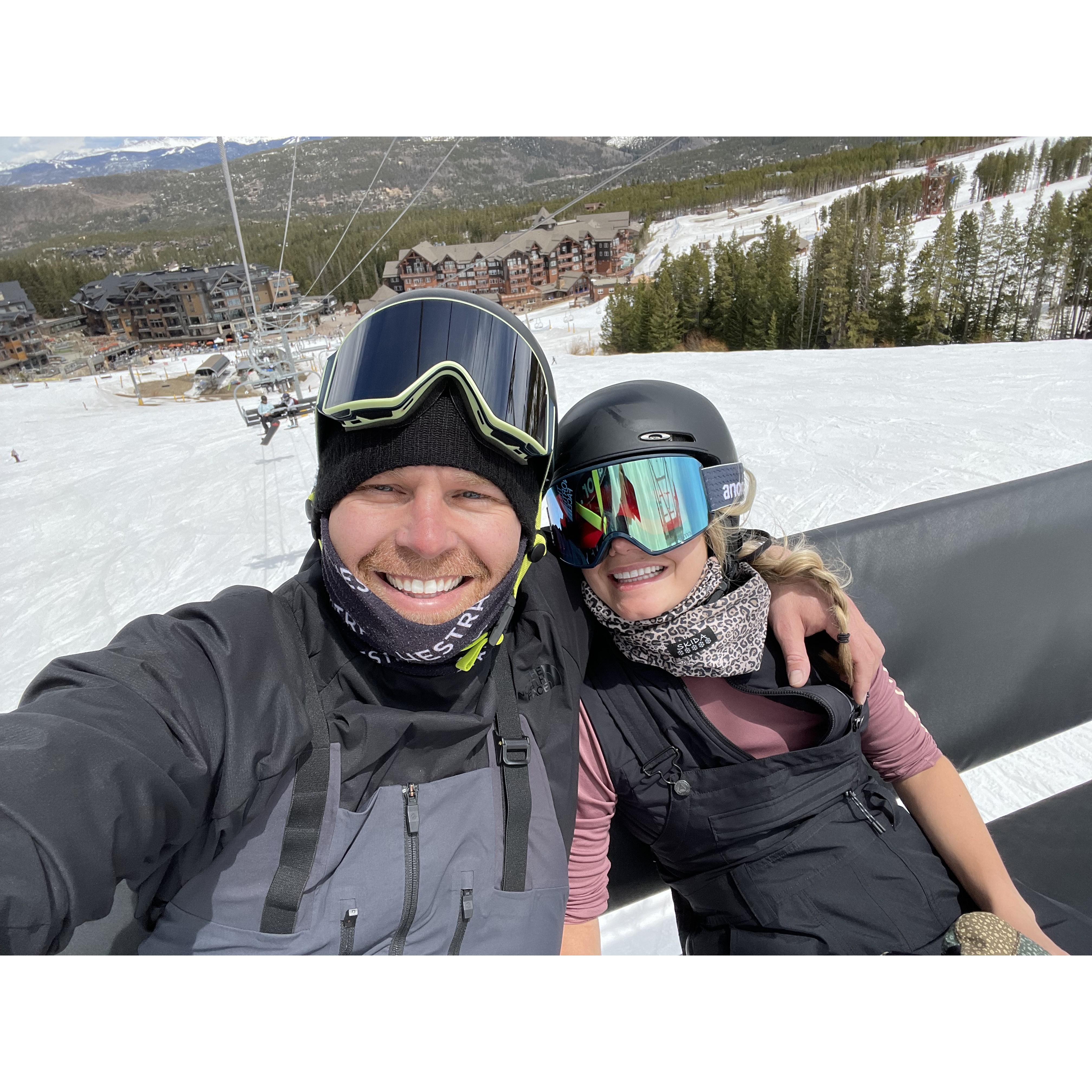 Our very first date on snow together!
