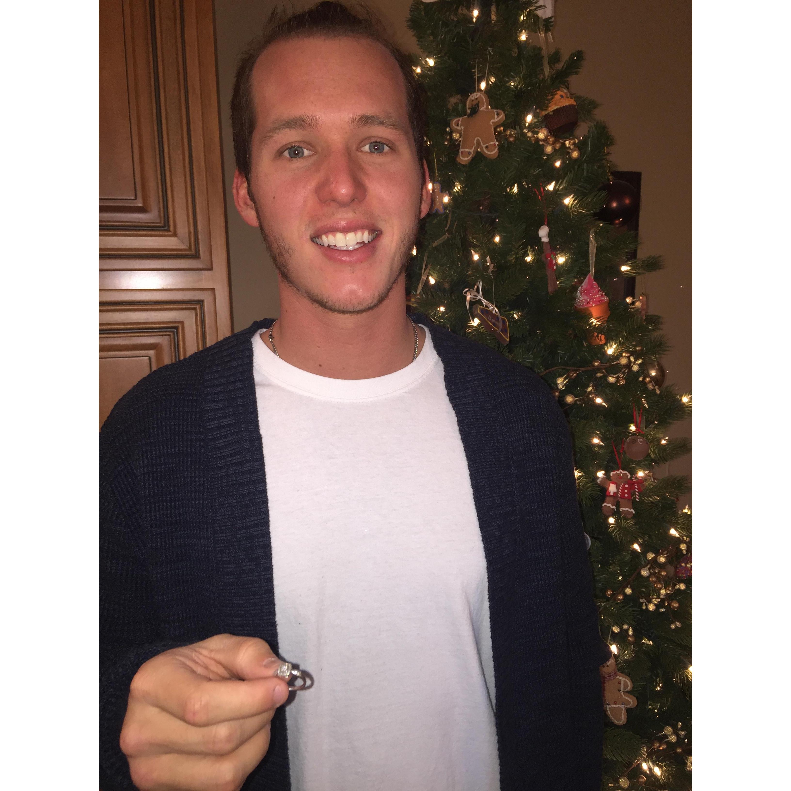 The day he gave me my promise ring. <3