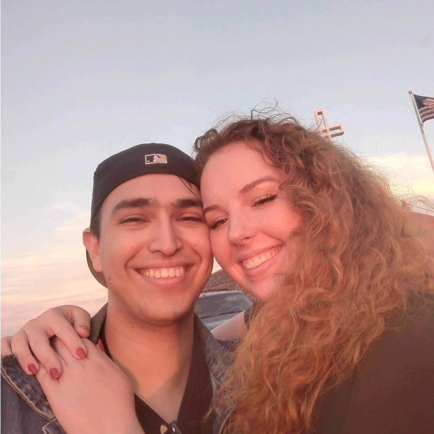 Can't go wrong with a sunset at Mt. Soledad