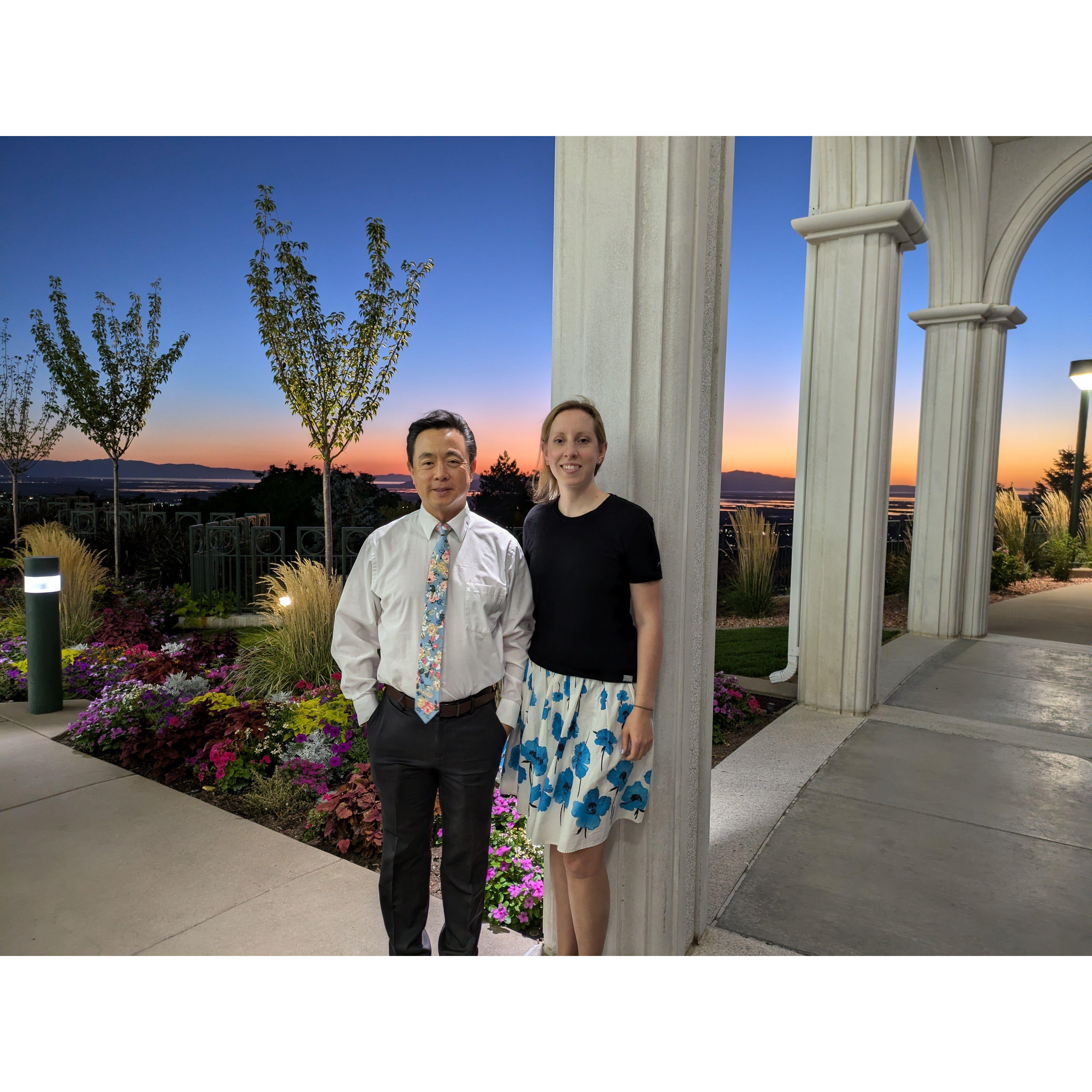 Temples and sunsets are bliss