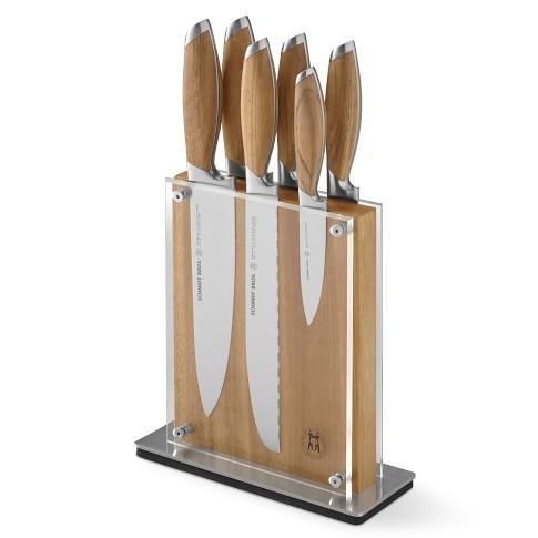 Schmidt Brothers Bonded Teak 7-Piece Knife Set