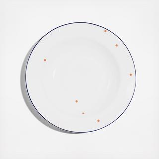Speck Rimmed Soup Plate