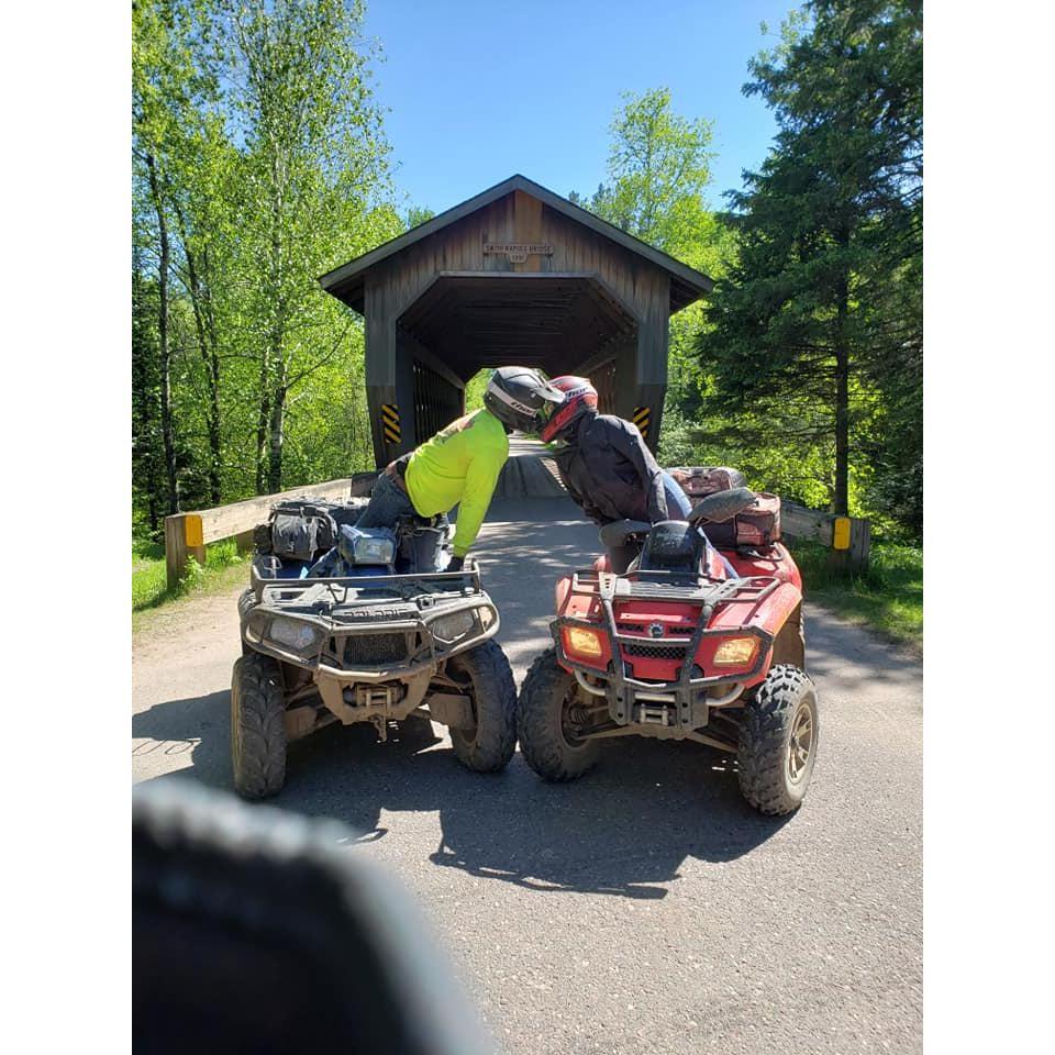 Kalenna's first ATV trip up north