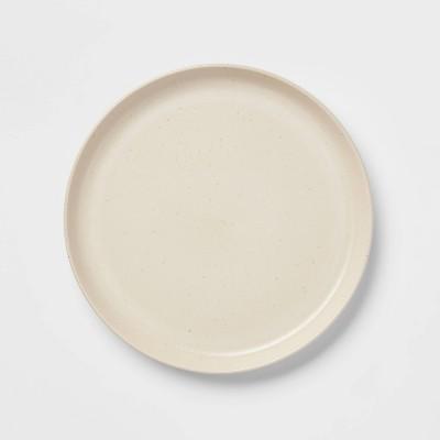 10.6" Stoneware Tilley Dinner Plate White - Project 62™