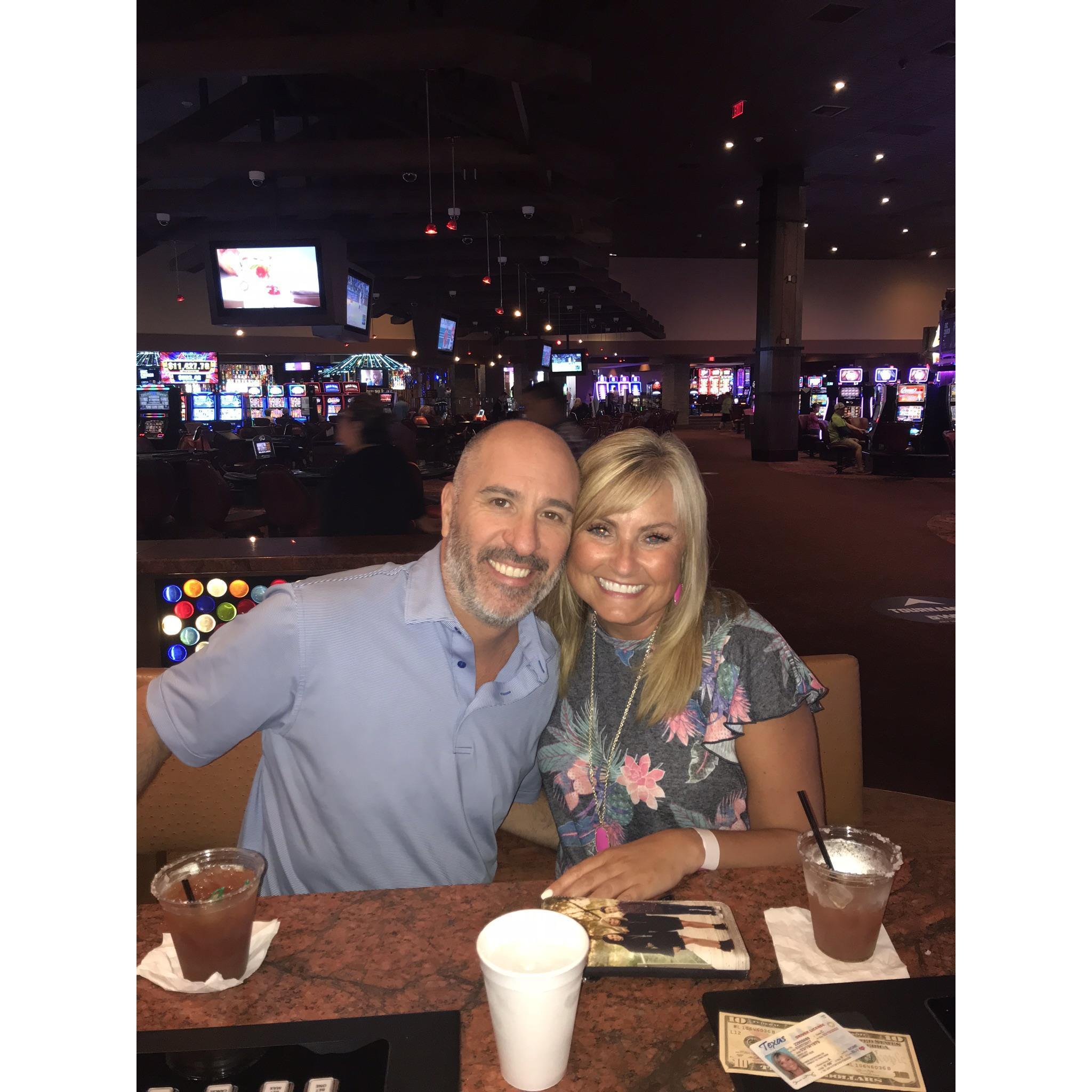 Choctaw casino...no need to play we already hit the jackpot! 😍
