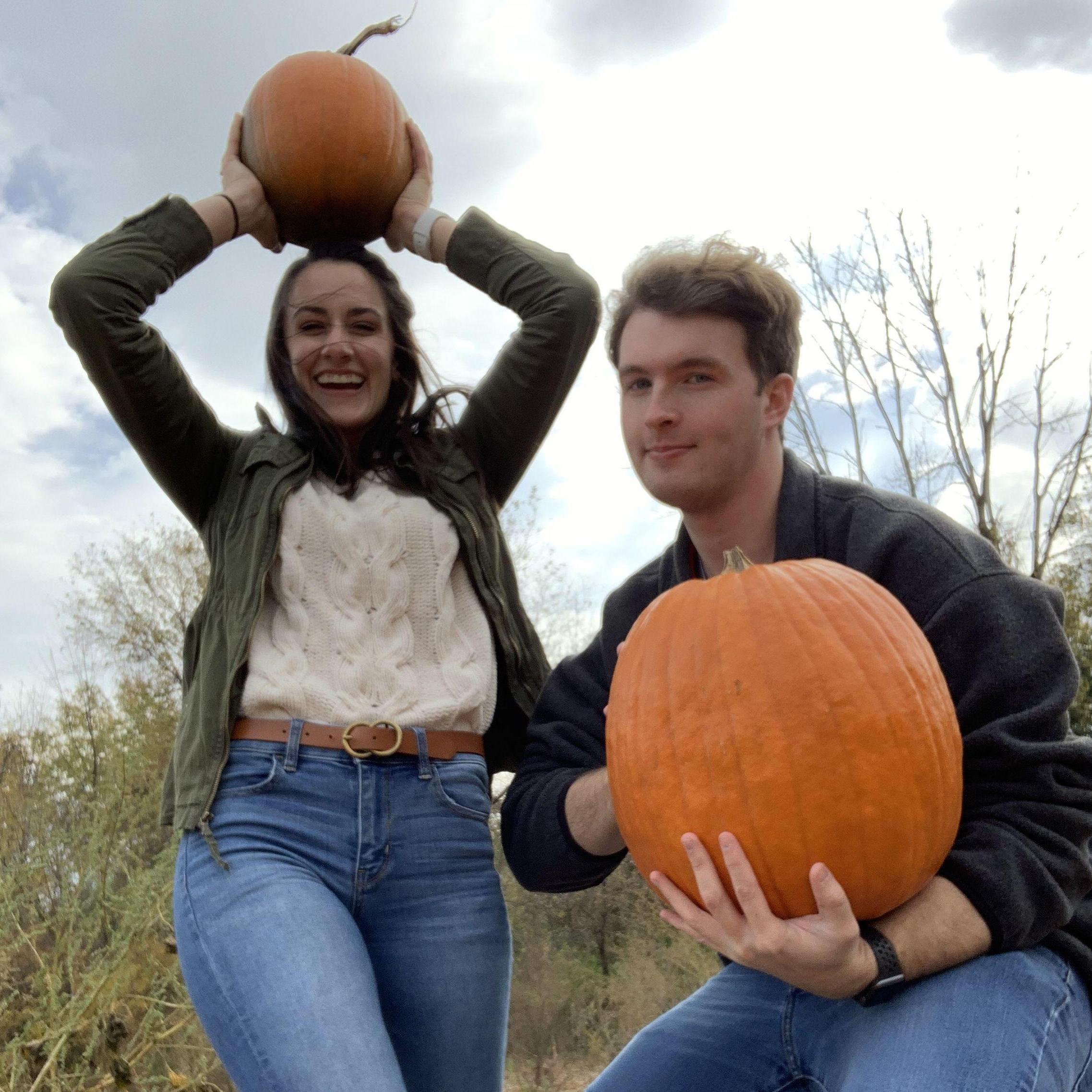 Our first pumpkin patch date!