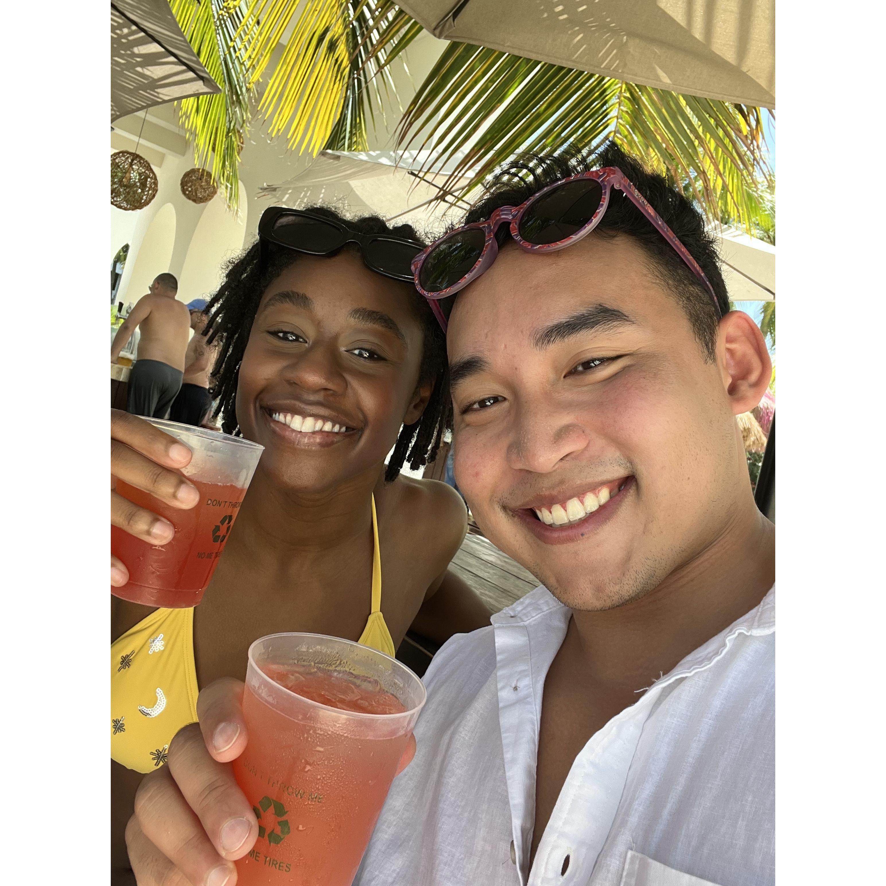 Our first vacation together