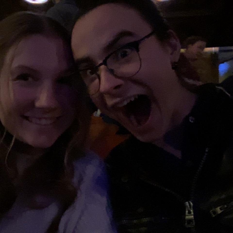 At a Weird-Al Yankovic concert (Seamus' Christmas present from Shylah)
