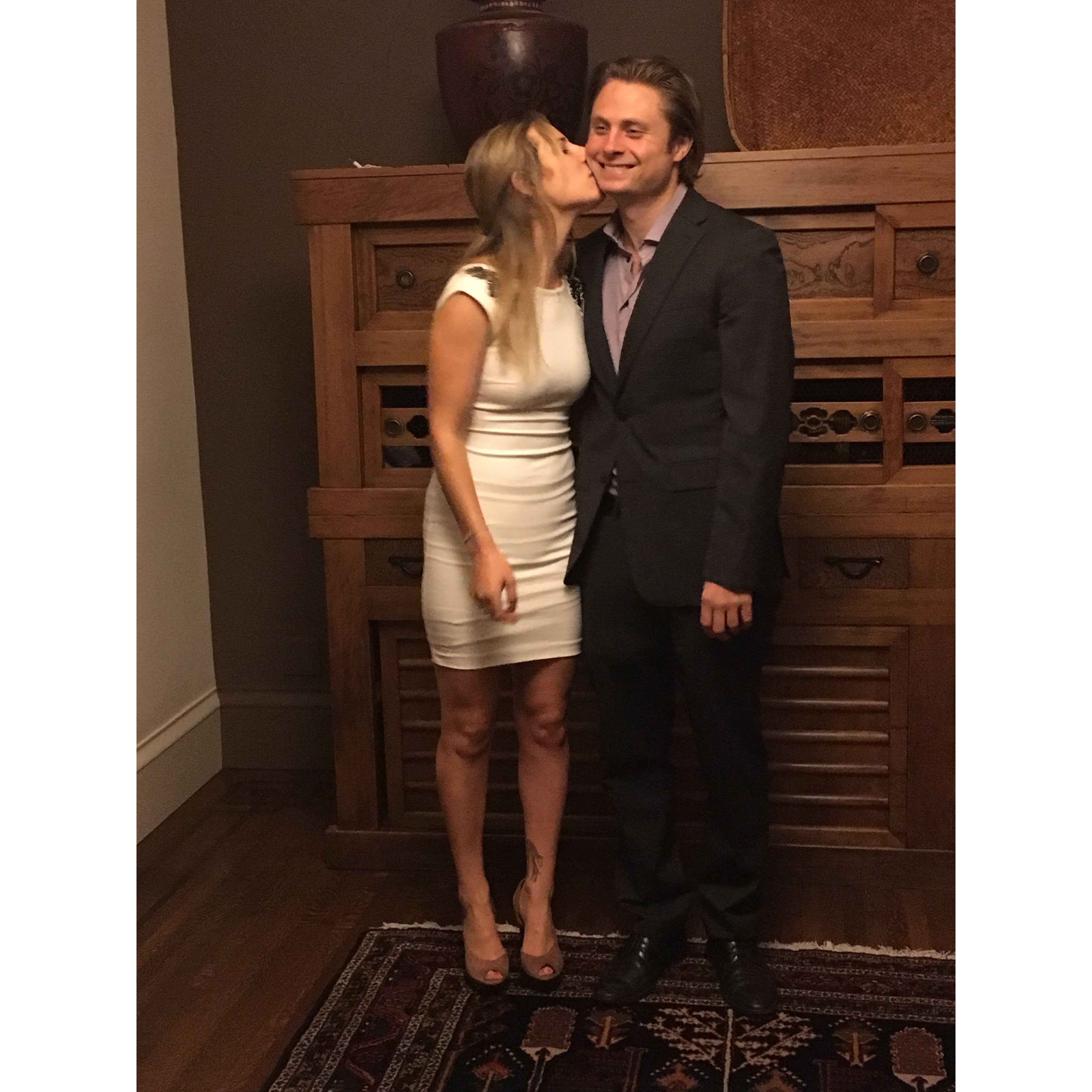 Our first anniversary 10/2016