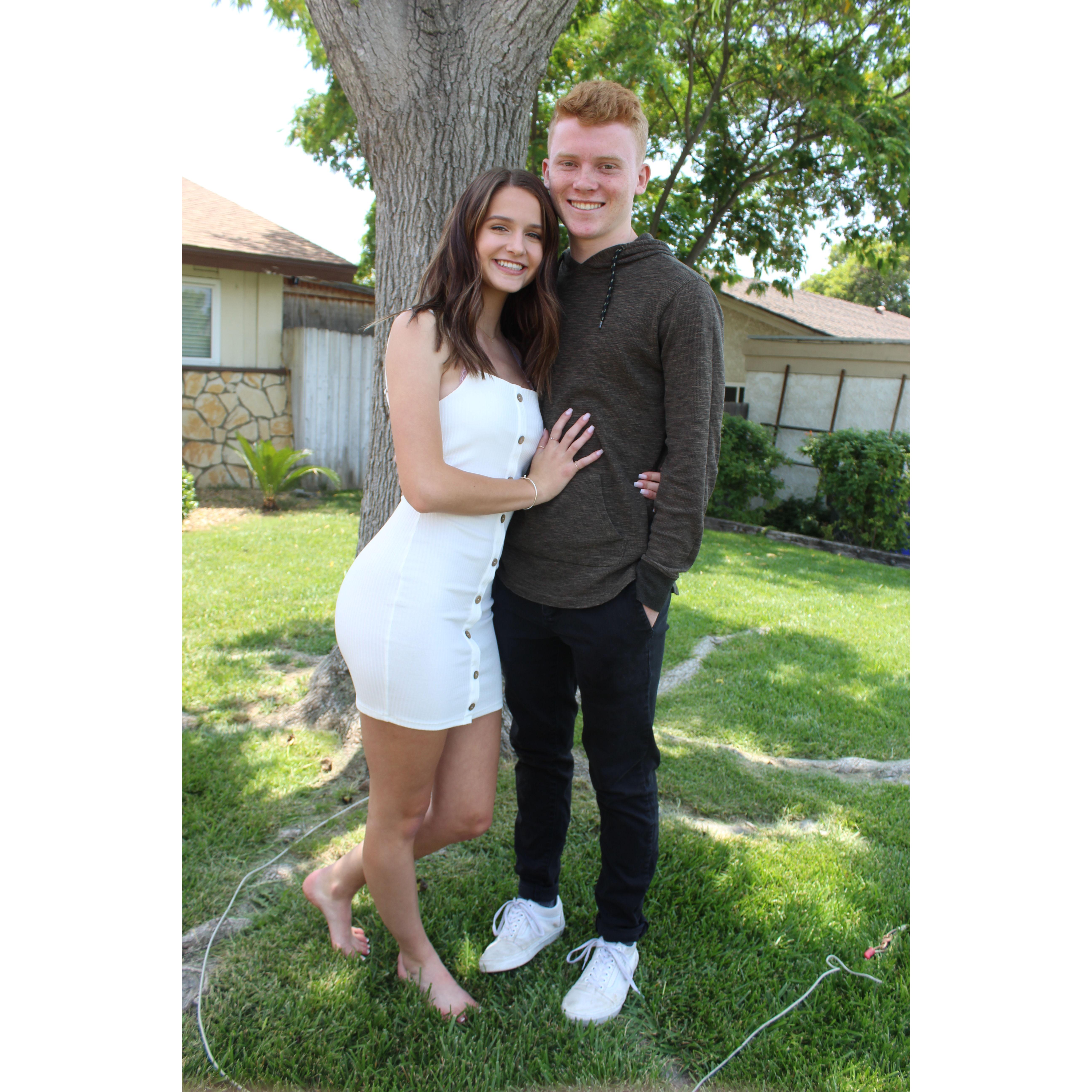 At Taryn's high school graduation party