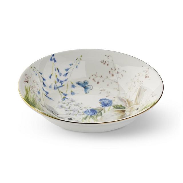 Floral Meadow Bowls, Set of 4, Bunny