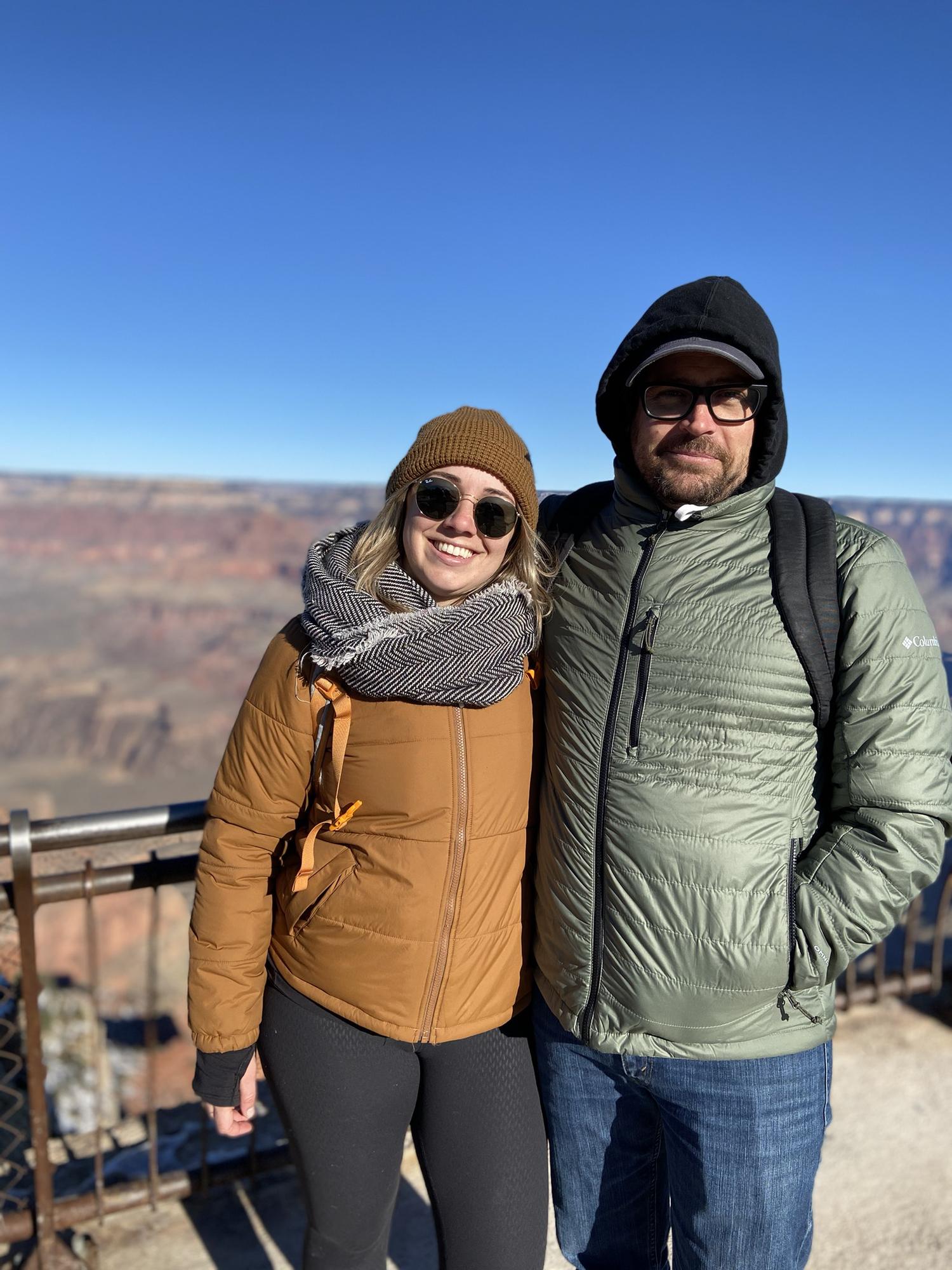 Brian's first time at the Grand Canyon. He routinely got too close to the edge and nearly gave me a heart attack every time he did.