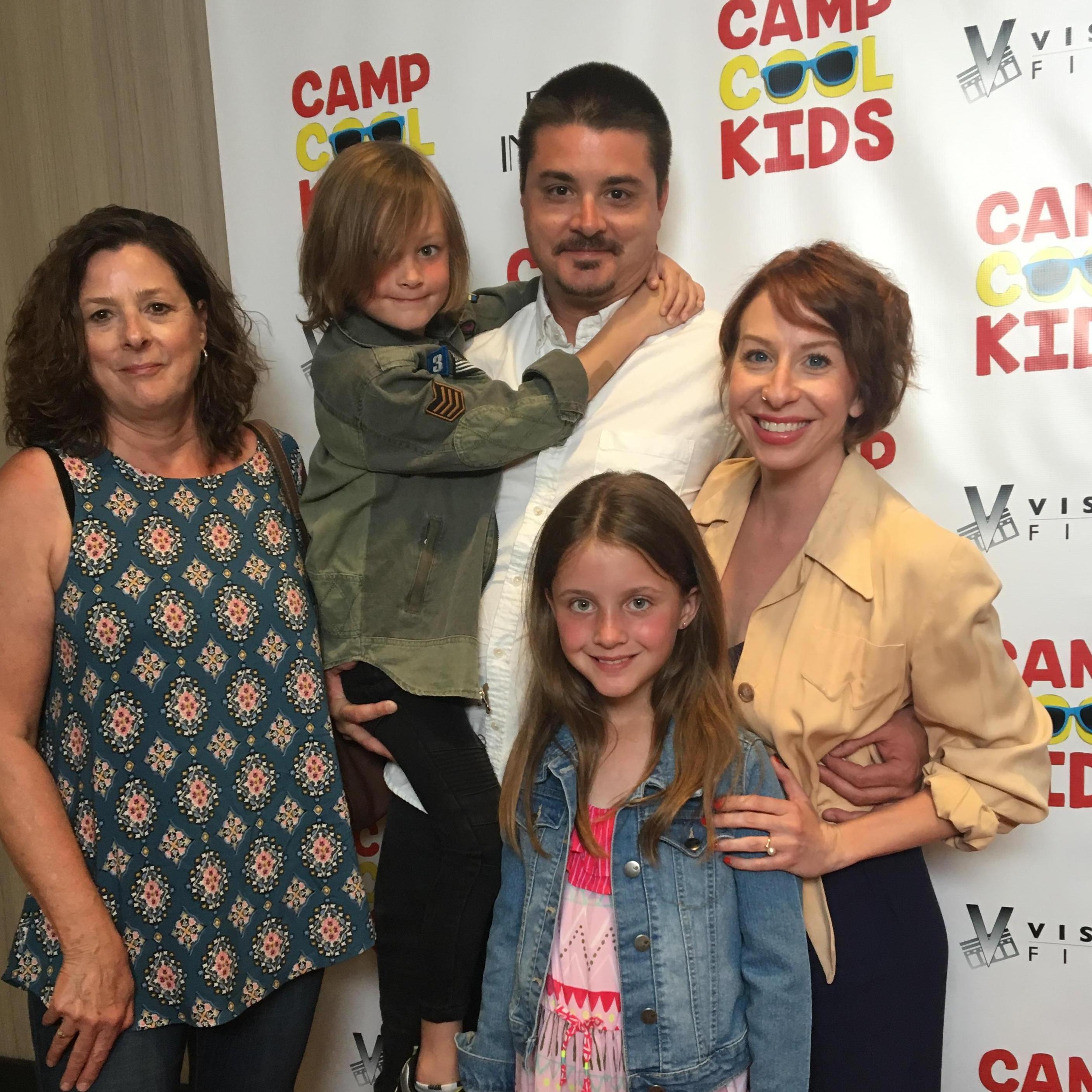 Finn and our niece Sophia's first movie premiere