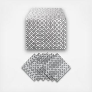 7-Piece Lattice Table Linen Set