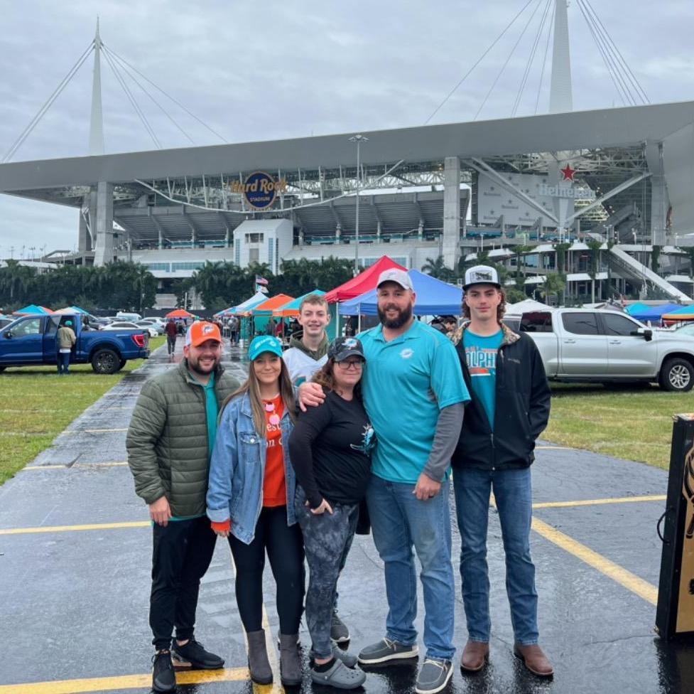 Dolphins Football Game on Christmas with Miranda's Parents and Step-Brothers.
Miami, Florida
December 2022