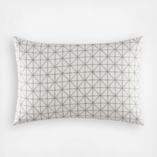 Mirrored Square Geometric Stich Pillow