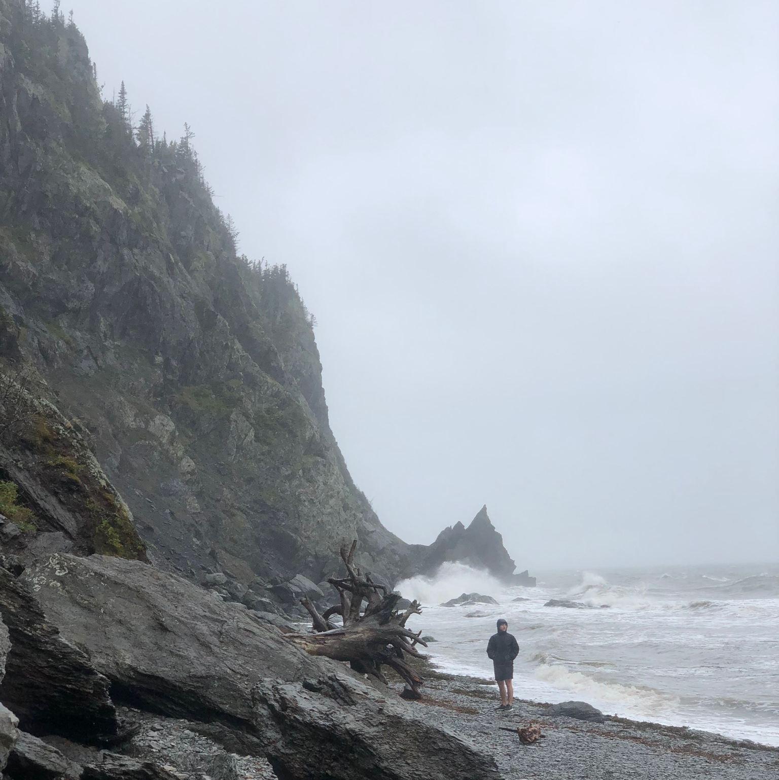 Our our way home, we stopped at Parc national du Bic. Despite the cold wind and rain (Maize was in his element), we enjoyed every minute of it.