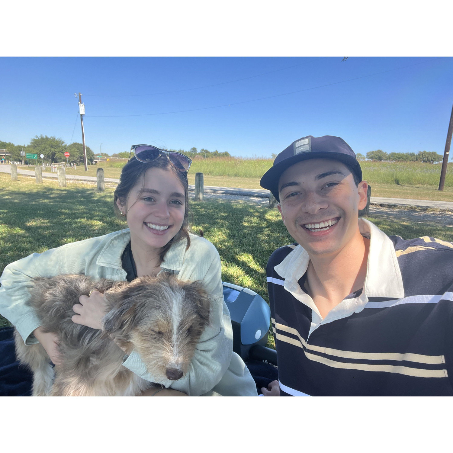 October 2022- This was recently after we got Ollie, really starting to become a family.