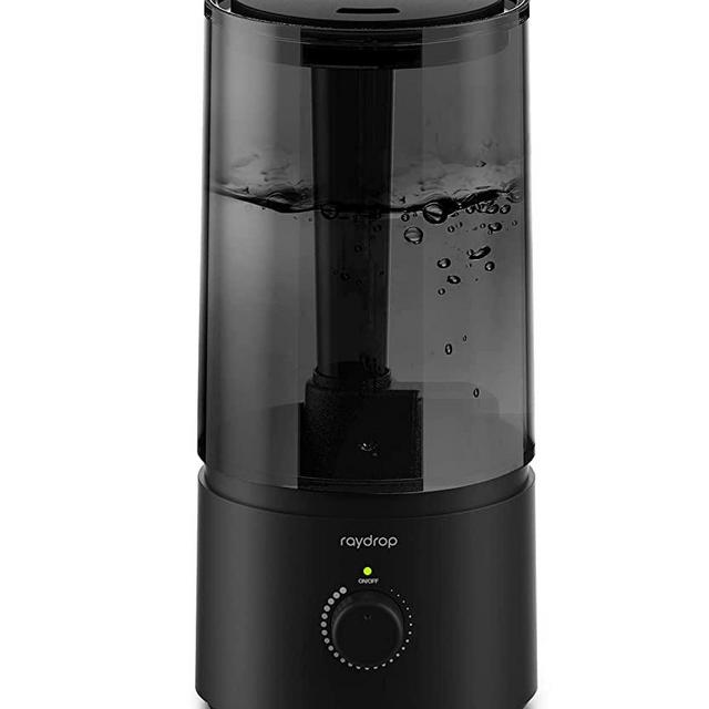 Humidifiers for Bedroom, raydrop Cool Mist Humidifiers for Babies, 1.7L Quiet Ultrasonic Humidifier, Space-Saving, Filterless, Auto Shut Off-(1.7L/0.45 Gallon, US 110V)