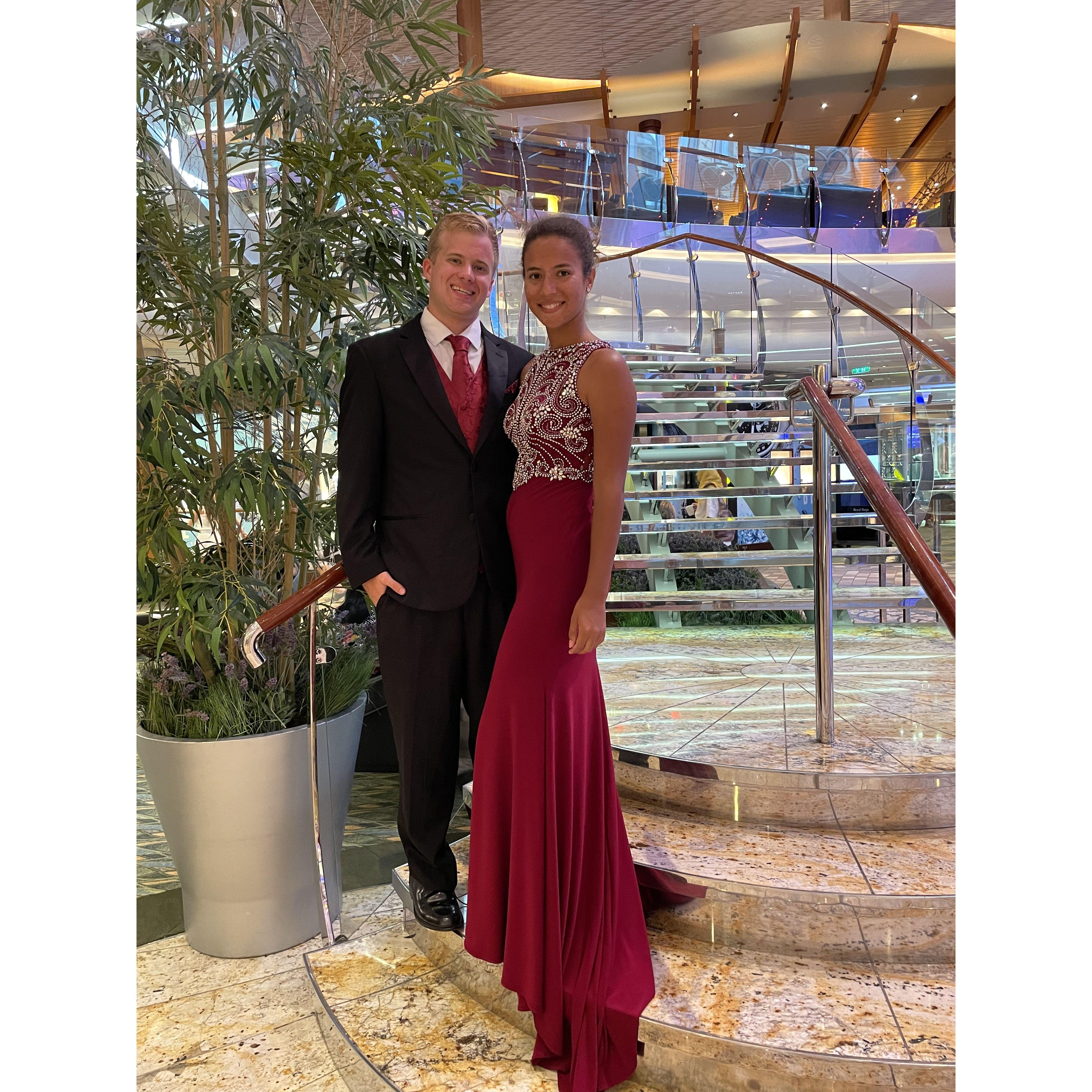 Our first trip together - a Caribbean Cruise!