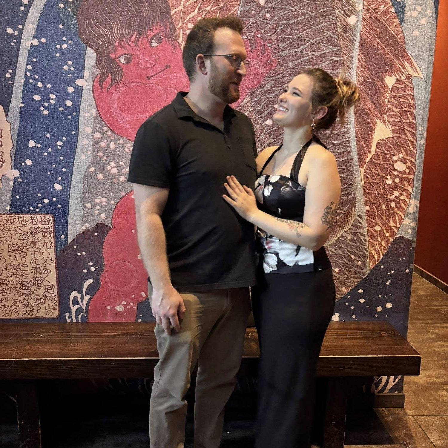Celebrating our second year engaged