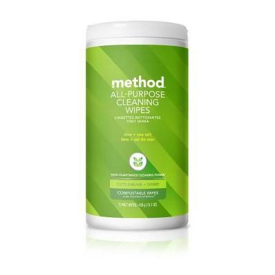 Method All Purpose Wipes Lime and Sea Salt - 70ct