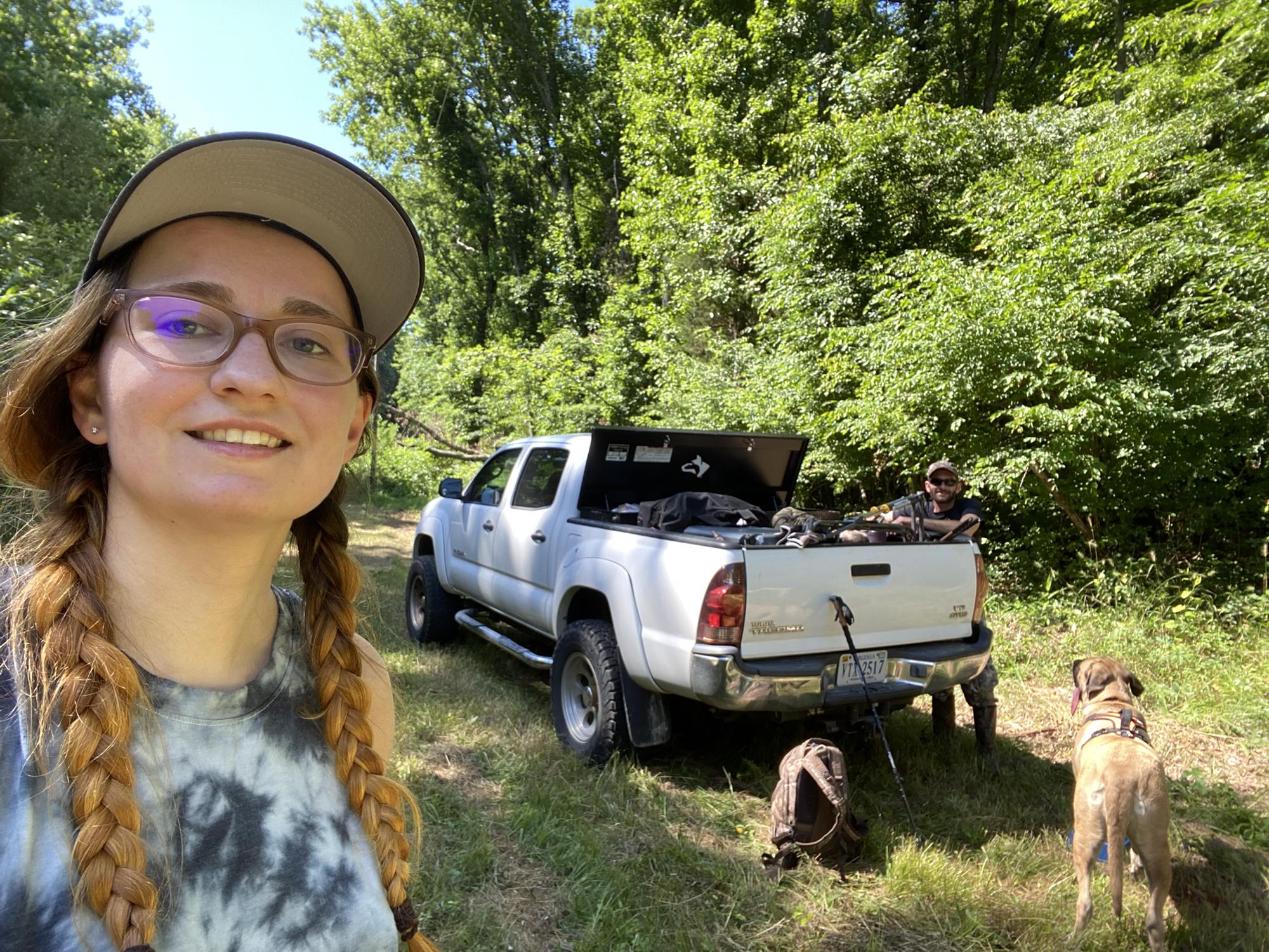 Camping with Koda at White Oak WMA