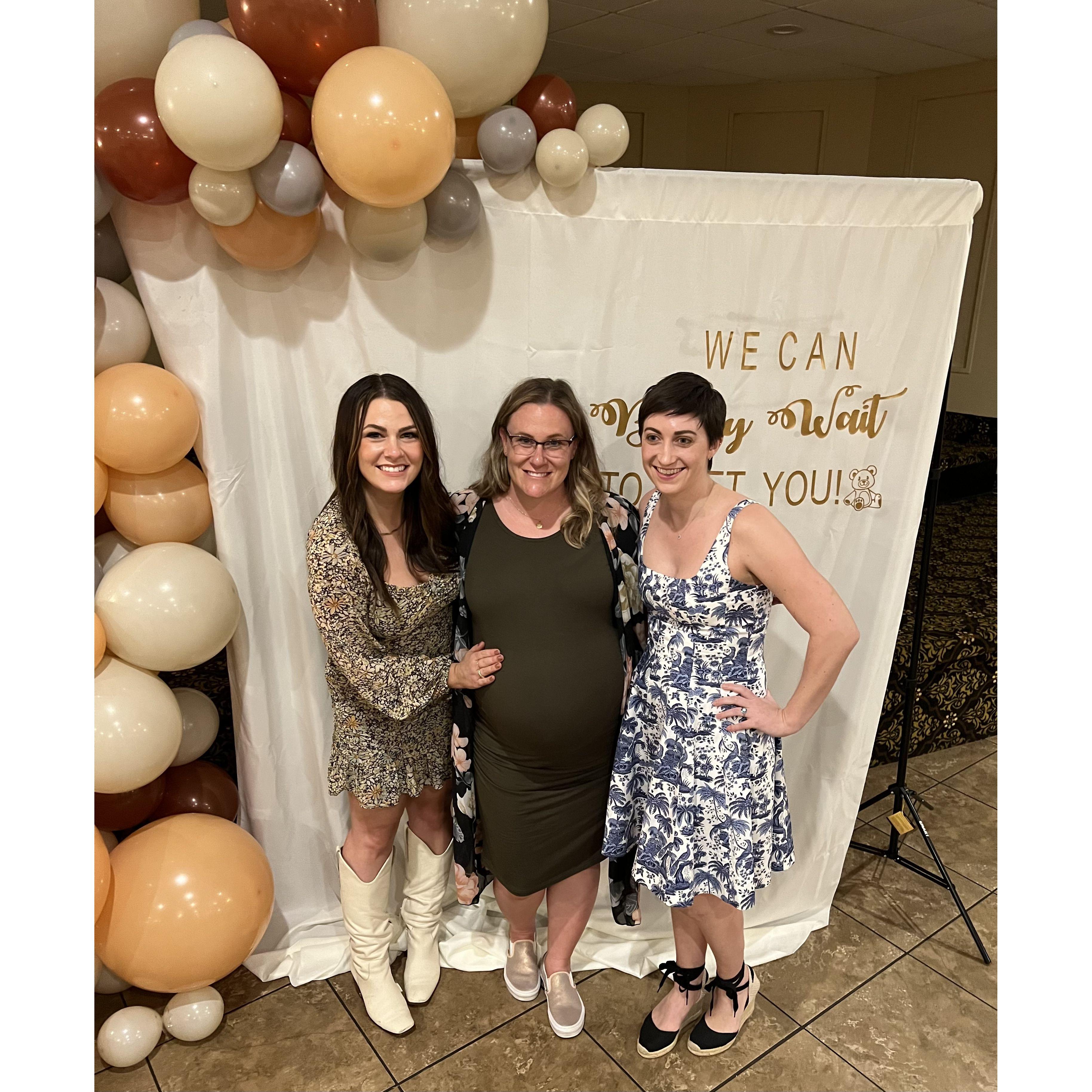 Kate and her future sister-in-laws Courtney and Kelly