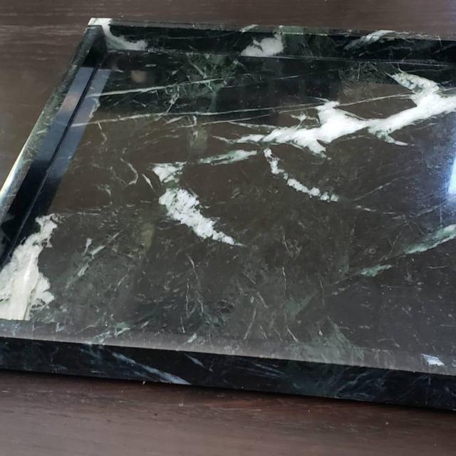 Verias Green Marble Tray
